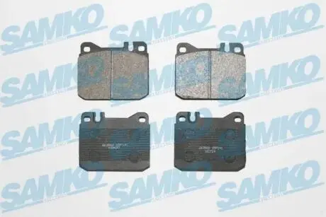 Гальмівні колодки, дискове гальмо (набір) SAMKO 5SP141