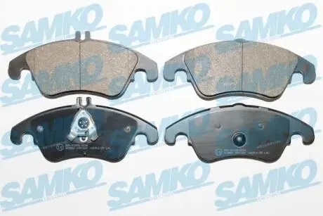 Гальмівні колодки, дискове гальмо (набір) SAMKO 5SP1421