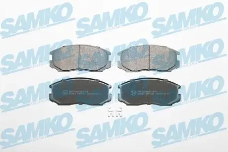Гальмівні колодки, дискове гальмо (набір) SAMKO 5SP1427