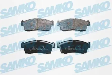 Гальмівні колодки, дискове гальмо (набір) SAMKO 5SP1442