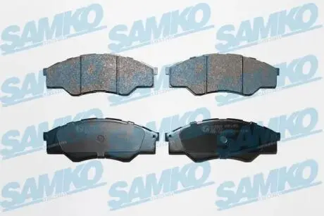 Гальмівні колодки, дискове гальмо (набір) SAMKO 5SP1452