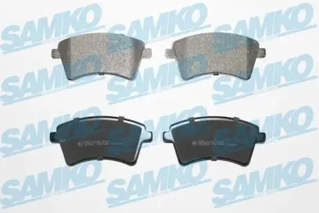 Гальмівні колодки, дискове гальмо (набір) SAMKO 5SP1465