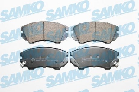 Тормозные колодки, дисковый тормоз.) SAMKO 5SP1467 (фото 1)