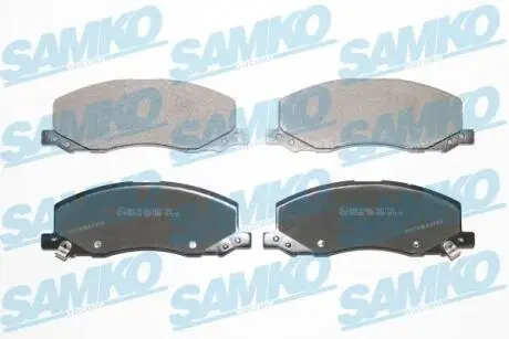 Гальмівні колодки, дискове гальмо (набір) SAMKO 5SP1468