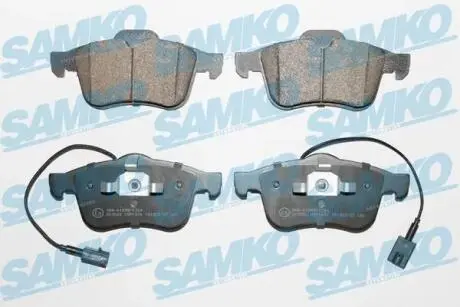 Гальмівні колодки, дискове гальмо (набір) SAMKO 5SP1470
