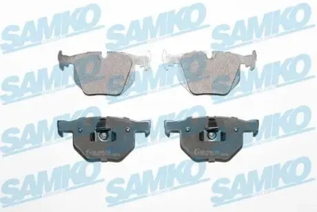 Гальмівні колодки, дискове гальмо (набір) SAMKO 5SP1477