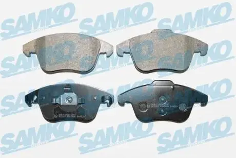 Гальмівні колодки, дискове гальмо (набір) SAMKO 5SP1480
