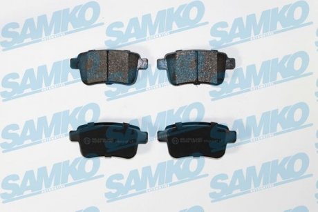 Тормозные колодки, дисковый тормоз.) SAMKO 5SP1487 (фото 1)