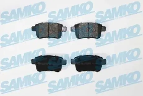 Гальмівні колодки, дискове гальмо (набір) SAMKO 5SP1487