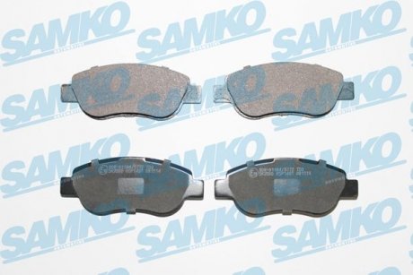 Тормозные колодки, дисковый тормоз.) SAMKO 5SP1491 (фото 1)