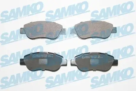 Гальмівні колодки, дискове гальмо (набір) SAMKO 5SP1491