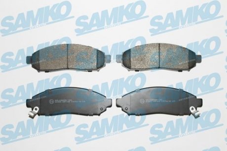 Тормозные колодки, дисковый тормоз.) SAMKO 5SP1495 (фото 1)
