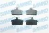 Тормозные колодки, дисковый тормоз.) SAMKO 5SP1498 (фото 1)
