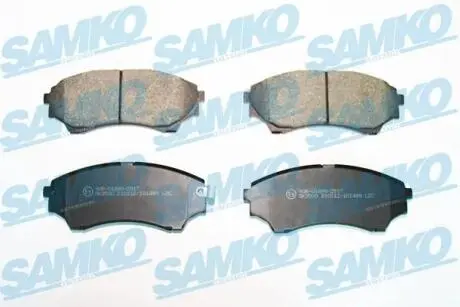 Гальмівні колодки, дискове гальмо (набір) SAMKO 5SP1499