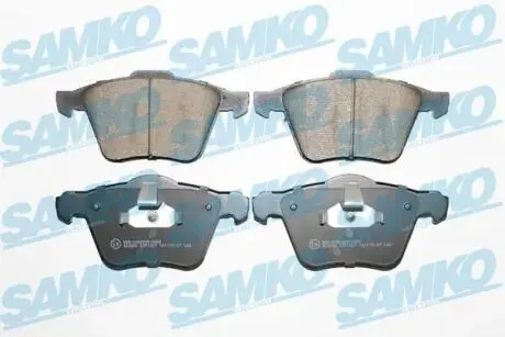 Гальмівні колодки, дискове гальмо (набір) SAMKO 5SP1507