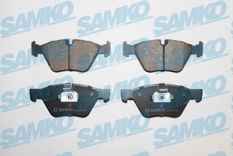 Тормозные колодки, дисковый тормоз.) SAMKO 5SP1512 (фото 1)