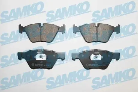 Гальмівні колодки, дискове гальмо (набір) SAMKO 5SP1512