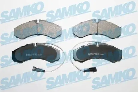 Гальмівні колодки, дискове гальмо (набір) SAMKO 5SP1515