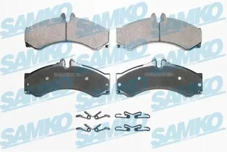 Гальмівні колодки, дискове гальмо (набір) SAMKO 5SP1517