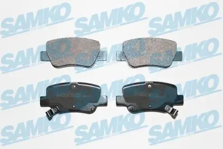 Гальмівні колодки, дискове гальмо (набір) SAMKO 5SP1522