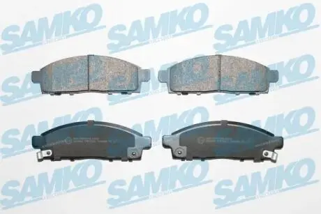 Гальмівні колодки, дискове гальмо (набір) SAMKO 5SP1533