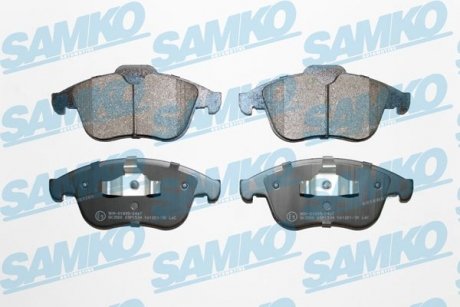 Комплект дисковых тормозных колодок. MEGANE III SAMKO 5SP1534