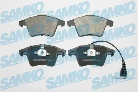 Гальмівні колодки, дискове гальмо (набір) SAMKO 5SP1536