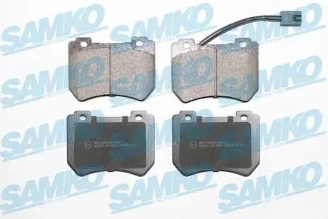 Гальмівні колодки, дискове гальмо (набір) SAMKO 5SP1552