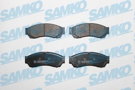Комплект передних тормозных колодок SAMKO 5SP1553 (фото 1)