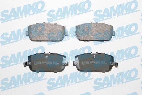Тормозные колодки, дисковый тормоз.) SAMKO 5SP1554 (фото 1)