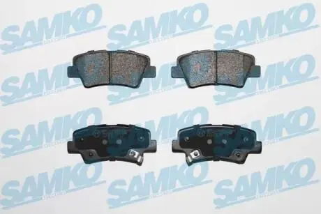 Гальмівні колодки, дискове гальмо (набір) SAMKO 5SP1558