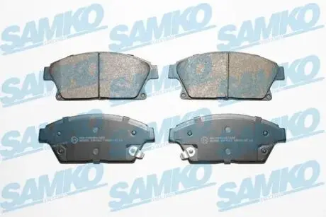 Гальмівні колодки, дискове гальмо (набір) SAMKO 5SP1562