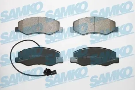 Гальмівні колодки, дискове гальмо (набір) SAMKO 5SP1570
