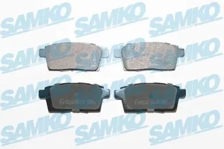 Гальмівні колодки, дискове гальмо (набір) SAMKO 5SP1572