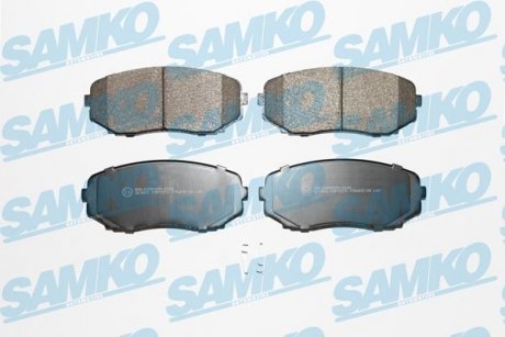 Тормозные колодки, дисковый тормоз.) SAMKO 5SP1573 (фото 1)