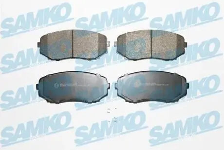 Гальмівні колодки, дискове гальмо (набір) SAMKO 5SP1573