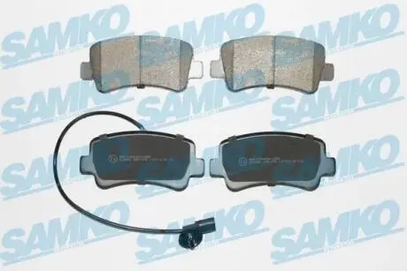 Гальмівні колодки, дискове гальмо (набір) SAMKO 5SP1578