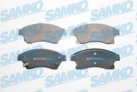 Тормозные колодки, дисковый тормоз.) SAMKO 5SP1581 (фото 1)