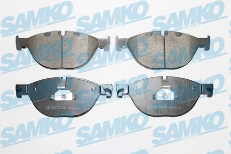 Тормозные колодки, дисковый тормоз.) SAMKO 5SP1582 (фото 1)