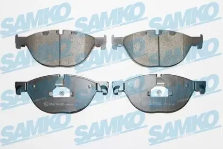 Гальмівні колодки, дискове гальмо (набір) SAMKO 5SP1582