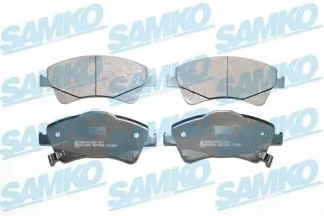 Гальмівні колодки, дискове гальмо (набір) SAMKO 5SP1589