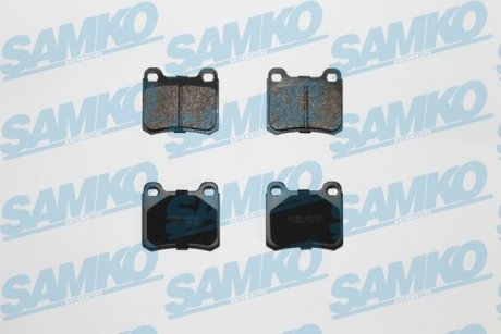 Тормозные колодки, дисковый тормоз.) SAMKO 5SP158 (фото 1)
