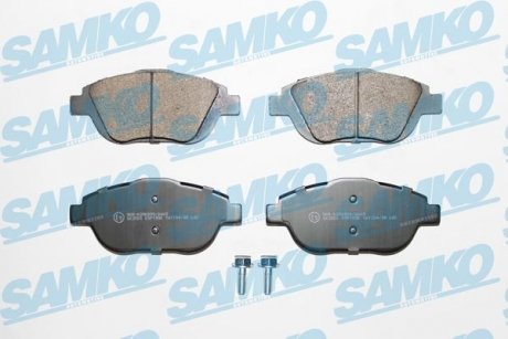 Тормозные колодки, дисковый тормоз.) SAMKO 5SP1590 (фото 1)