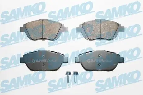 Гальмівні колодки, дискове гальмо (набір) SAMKO 5SP1590