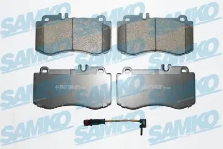 Гальмівні колодки, дискове гальмо (набір) SAMKO 5SP1592A