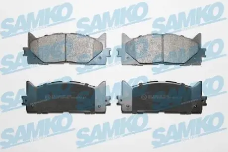 Гальмівні колодки, дискове гальмо (набір) SAMKO 5SP1593