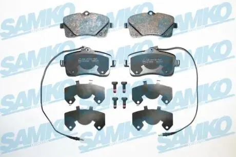 Гальмівні колодки, дискове гальмо (набір) SAMKO 5SP1601