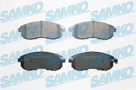 Гальмівні колодки, дискове гальмо (набір) SAMKO 5SP1605