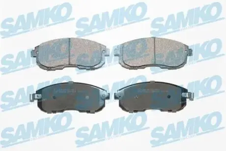 Гальмівні колодки, дискове гальмо (набір) SAMKO 5SP1606