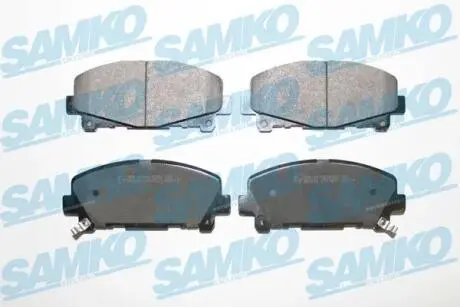 Гальмівні колодки, дискове гальмо (набір) SAMKO 5SP1607